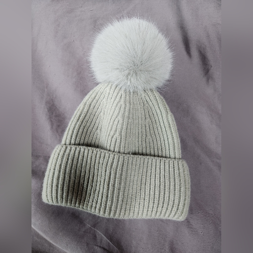 Cozy Alpaca Knit Beanie with Pom Pom